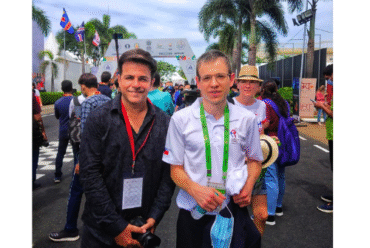 Meeting Chess Legend GM David Navara at the 2022 Chess Olympiad